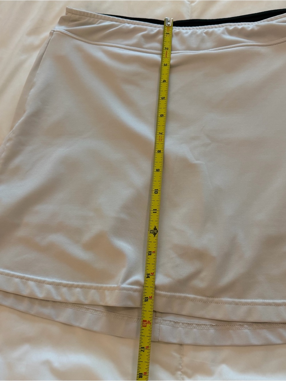 Slazenger White Golf Skort with Black Logo Accent - Picture 8 of 8